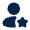 User Star Fill Icon from Mingcute Fill Set