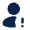 User Warning Fill Icon from Mingcute Fill Set