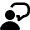 User Chat 1 Icon from Nova Solid Set