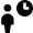 User Clock Schedule Icon from Nova Solid Set