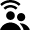 User Group Remote Icon from Nova Solid Set