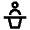 User Announcement Podium Icon from Nova Line Set
