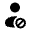User Block Icon from Solar Bold Set