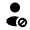 User Block Rounded Icon from Solar Bold Set