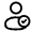 User Check Icon from Solar Linear Set