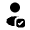 User Check Rounded Icon from Solar Bold Set