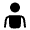 User Hands Icon from Solar Bold Set