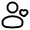 User Heart Icon from Solar Linear Set