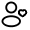 User Heart Rounded Icon from Solar Linear Set