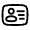User Id Icon from Solar Linear Set