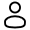 User Icon from Solar Linear Set