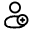 User Plus Icon from Solar Linear Set