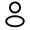 User Rounded Icon from Solar Linear Set