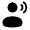 User Speak Icon from Solar Bold Set