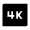4k Fill Icon from Remix Fill Set