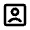 Account Box Line Icon from Remix Line Set