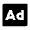 Advertisement Fill Icon from Remix Fill Set