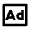 Advertisement Line Icon from Remix Line Set