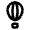 Air Balloon Icon from Tabler Line Set