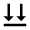Align Bottom Icon from Remix Line Set