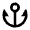 Anchor Fill Icon from Remix Fill Set