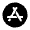 App Store Fill Icon from Remix Fill Set