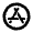 App Store Line Icon from Remix Line Set