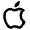 Apple Line Icon from Remix Line Set
