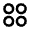Apps 2 Line Icon from Remix Line Set