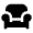Armchair Fill Icon from Remix Fill Set