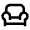 Armchair Line Icon from Remix Line Set