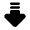 Arrow Big Down Lines Icon from Tabler Filled Set
