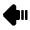 Arrow Big Left Lines Icon from Tabler Filled Set