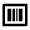Barcode Box Line Icon from Remix Line Set
