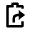Battery Share Line Icon from Remix Line Set