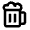 Beer Line Icon from Remix Line Set