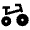 Bike Fill Icon from Remix Fill Set