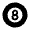 Billiards Fill Icon from Remix Fill Set