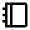 Booklet Line Icon from Remix Line Set
