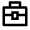 Briefcase 4 Line Icon from Remix Line Set