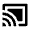Cast Fill Icon from Remix Fill Set