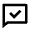 Chat Check Line Icon from Remix Line Set
