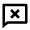Chat Delete Line Icon from Remix Line Set