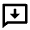 Chat Download Line Icon from Remix Line Set