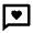 Chat Heart Line Icon from Remix Line Set