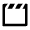 Clapperboard Line Icon from Remix Line Set