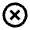Close Circle Line Icon from Remix Line Set