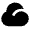 Cloud Fill Icon from Remix Fill Set