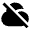 Cloud Off Fill Icon from Remix Fill Set