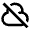 Cloud Off Line Icon from Remix Line Set